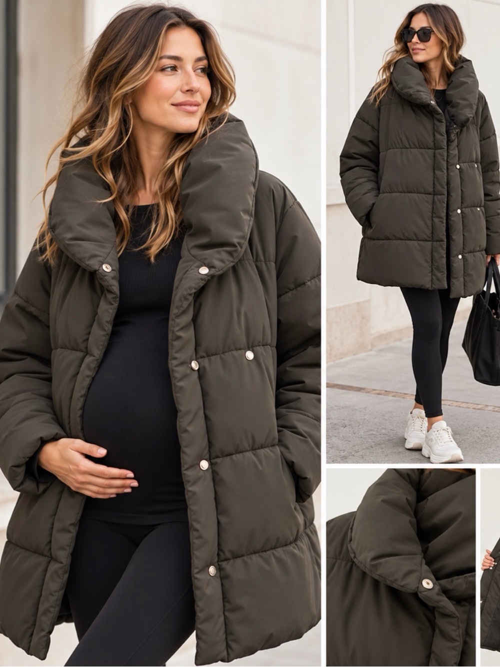 Women's H&M Maternity Puffer Jacket